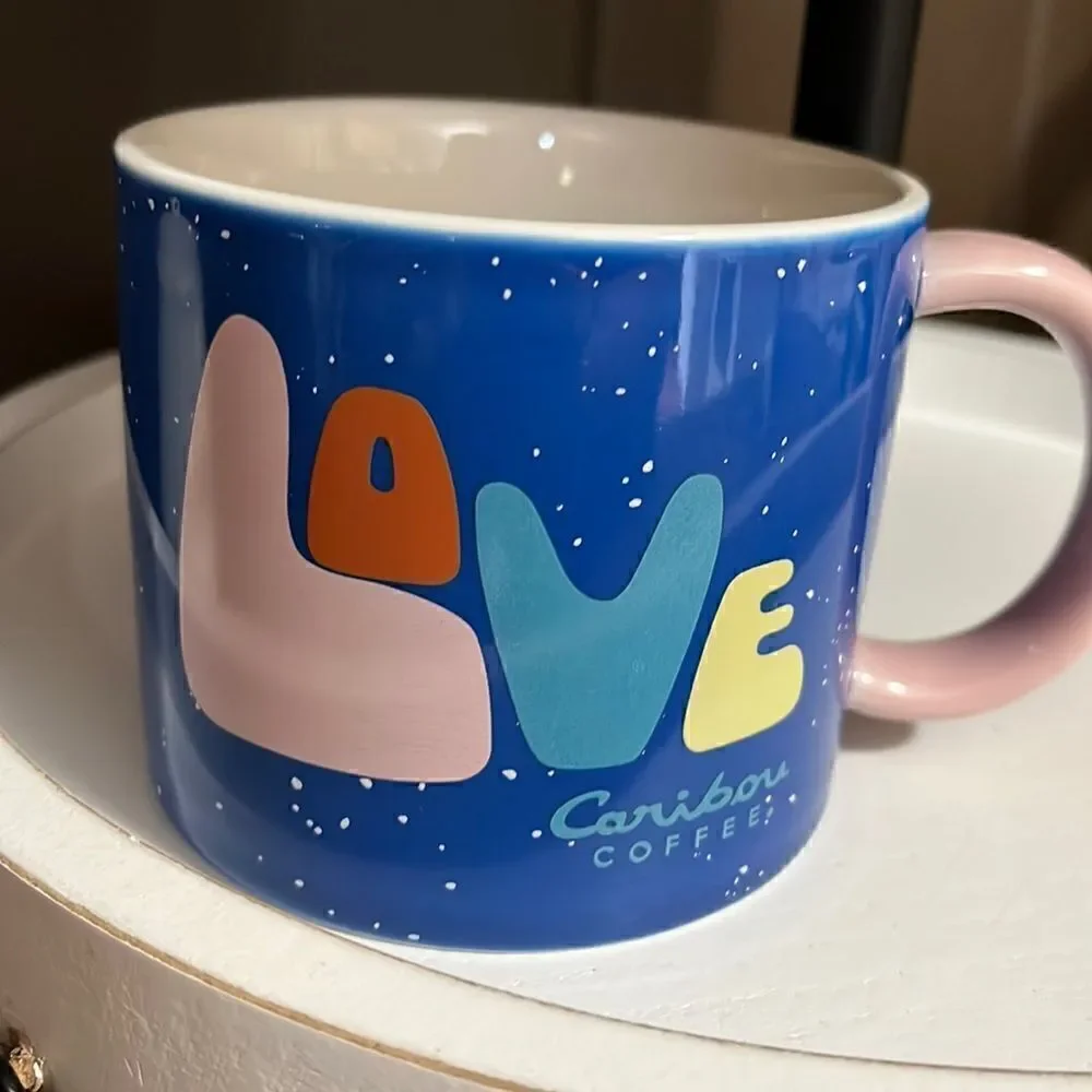 Love Caribou Coffee 12 oz Cup